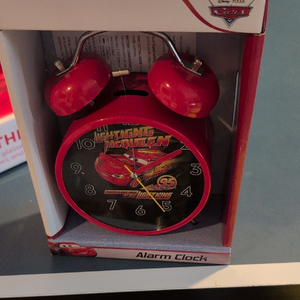 Cars Red Alarm Clock - Picture 1 of 5